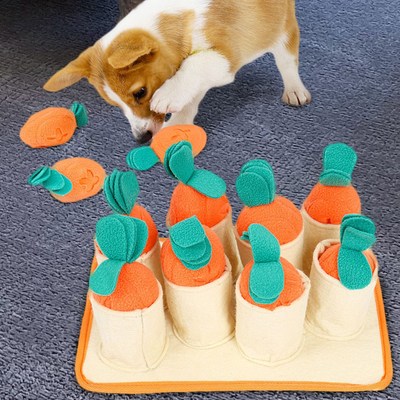 Pet Dog Snuffle Mat Nose Smell Training Sniffing Pad Dog Puz