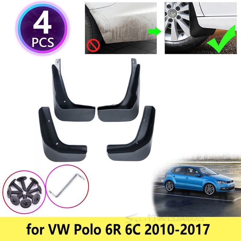 for VW Volkswagen POLO 6R 6C 2010~2017 Mudguards Mudflap Fen