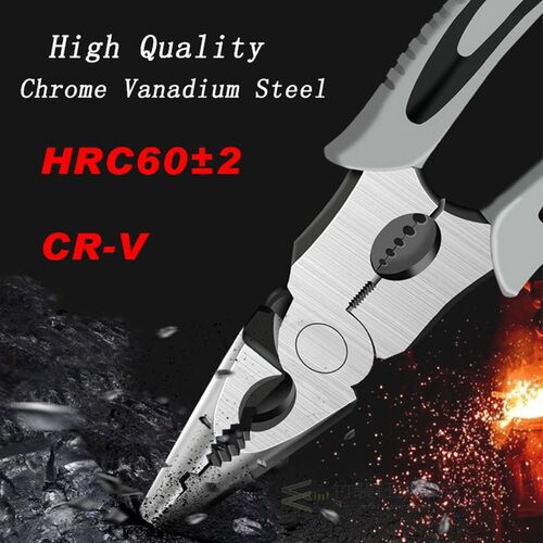 9'' Multi Function Pliers Set Combination Pliers Stripper Cr