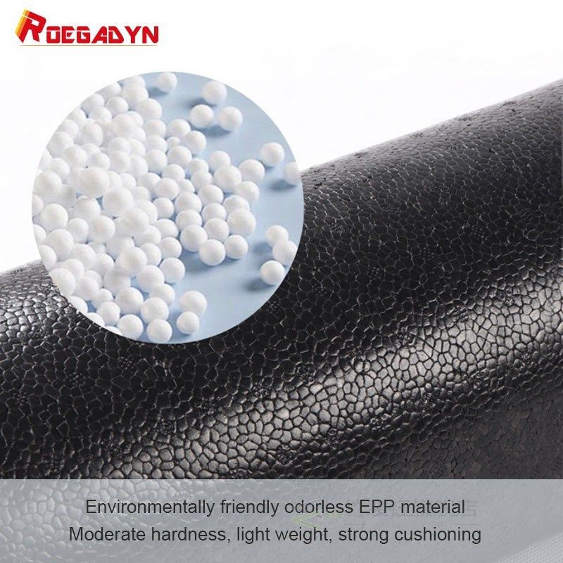 roegadyn epp 3 sizes pilates foam roller black yoga foam rol