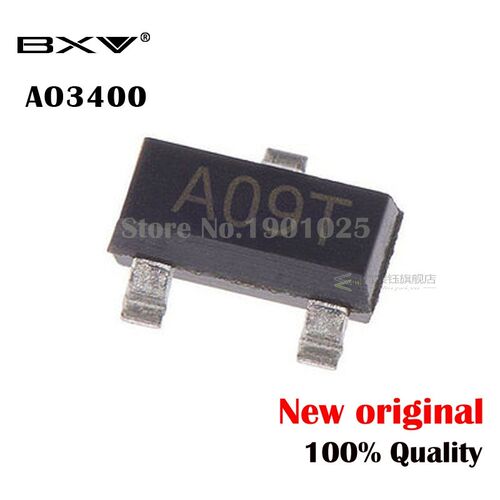100PCS AO3400A SOT-23 AO3400 SOT23 A09T SOT MOS new and orig