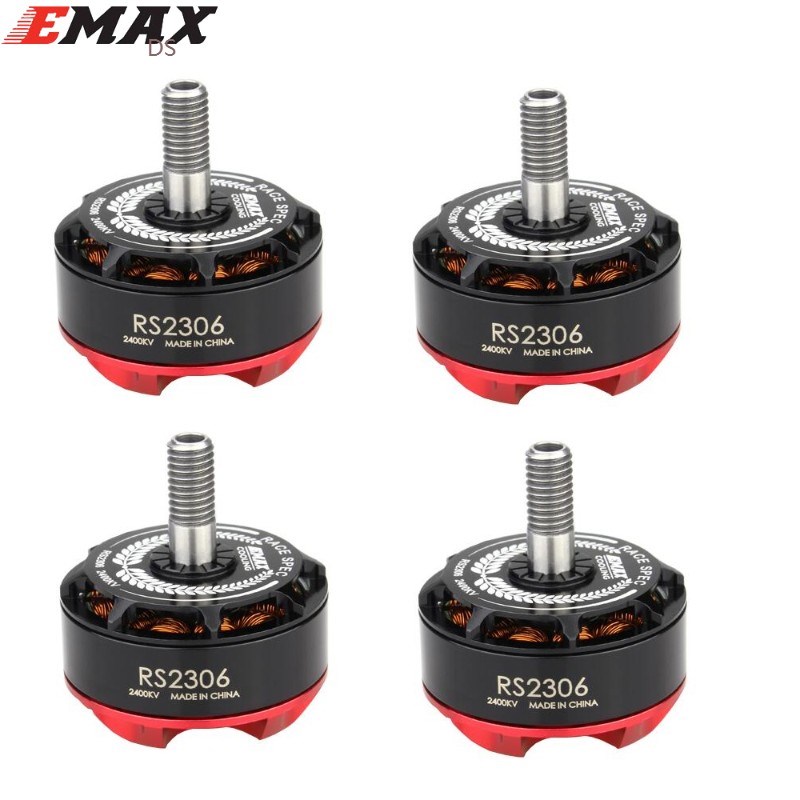 4PCS/lot EMAX RS2306 2400KV / 2750KV Motor 3 4S Racing Brus