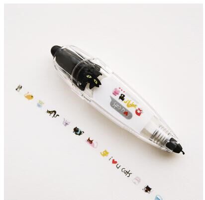 New Arrival Kawaii Animals Push  Decorative Correction Tape