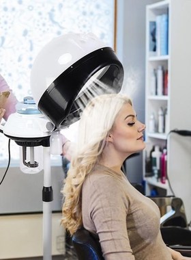 Salon Spa Hair Steamer Rolling Stand Hooded Hair Coloring Pe