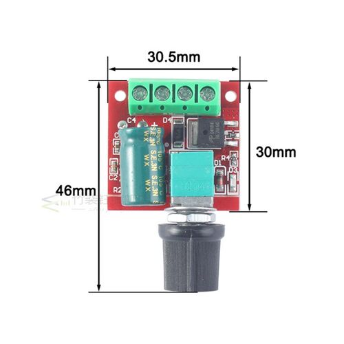*1PC 5A 90W PWM 12V DC Motor Speed Controller Module DC-DC 4