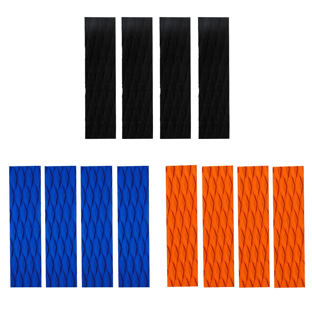 4 Pieces ltralight EVA Diamond Groove Surfboard Skimboard Tr