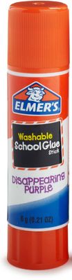 6g Elmers Elmer's Disappearing Purple School Glue s 0.24 Oun