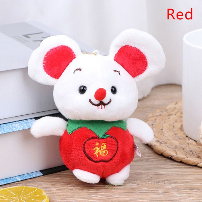 2020 Cute New Year Plush Rat Year Mascot Toy Pendant Plush R