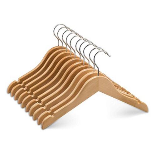 Wooden Children's/Children's Hangers (10 Pack) Smooth and Du