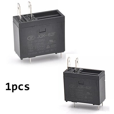 1pcs JQX-62F-012-1H(555) 20A 125VAC / 16A 250VAC / 16A 30VDC
