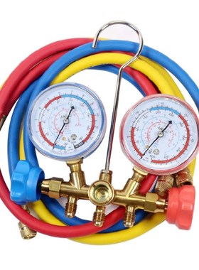 AC Diagnostic Manifold Freon Gauge Hose Set Charging R134A R