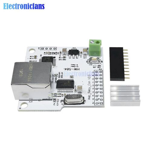 8 Channel ENC28J60 28J60 W5100 RJ45 Network Relay Control Sw