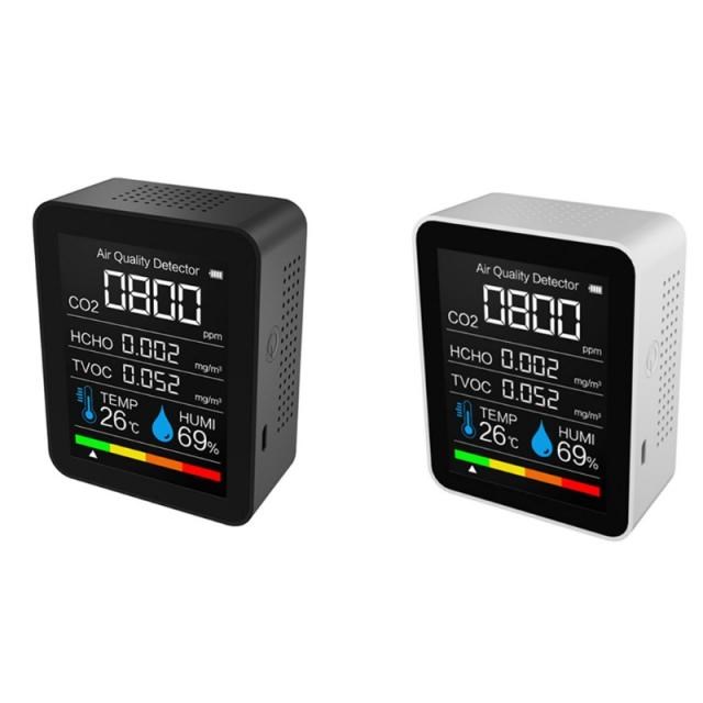 TVOC CO2 Meter Digital Temperature Humidity Sensor Tester Ai