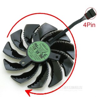 T129215SU 12V 0.50A 87mm VGA Fan For Gigabyte RX480 RX570 GT