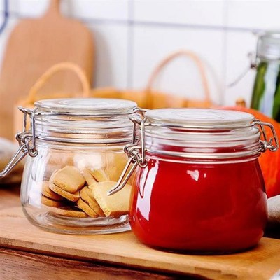 Transparent Glass Jar With Lids Sealed Kimchi Pickle Jar Foo