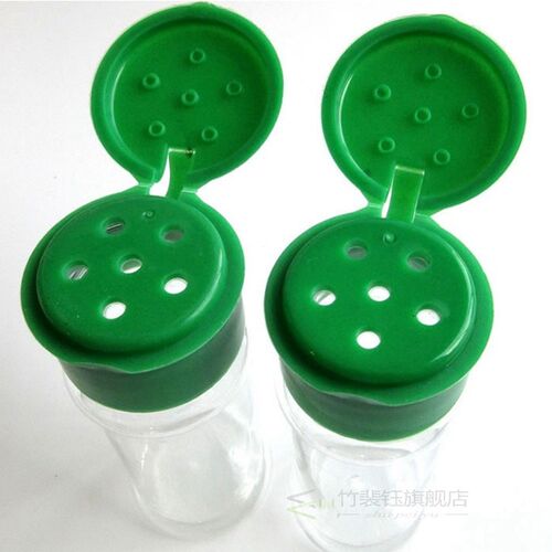 4 x Kitchen Containers Shaker Spice Table Jar BBQ Salt Peppe