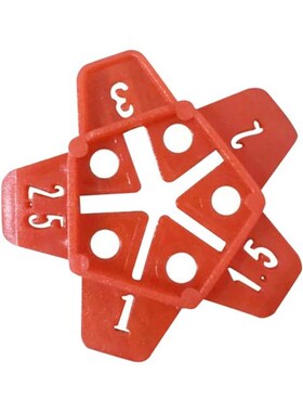 Reuse Floor Tile Leveling Locator Beautiful Cross Plastic 1-