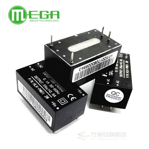 5pcs HLK-PM01 AC-DC 220V to 5V Step-Down Power Supply Module