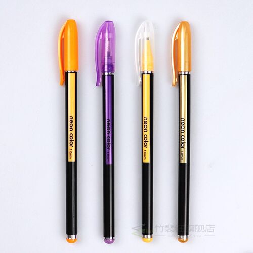 ZUIXUA Neon Color Creative Metal Colored Gel Pen 12/16/24/36