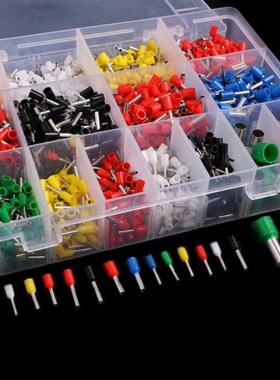 2120Pcs/Box Insulated Cord Pin End Terminal Bootlace Ferrule