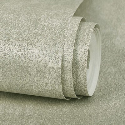 Vintage Non-woven Plain Solid Color Wallpaper Luxury Bedroom