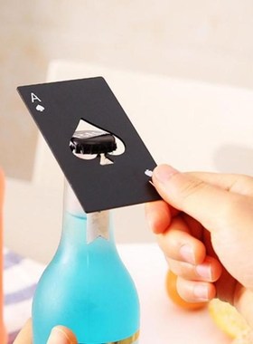 Poker Beer Bottle Opener Stainless Steel Personalized Funny