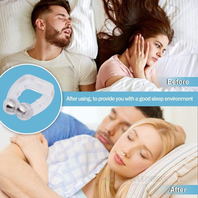 Snore Stopper Silent Sleep Silicone Nose  Magnetic Anti Snor
