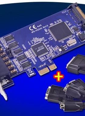 4 Port RS-232 COM Card Adapter PCI-Express 16C1054 Chipset T