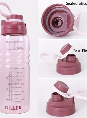 2L Litre 2000 Water Bottle no Bpa D22