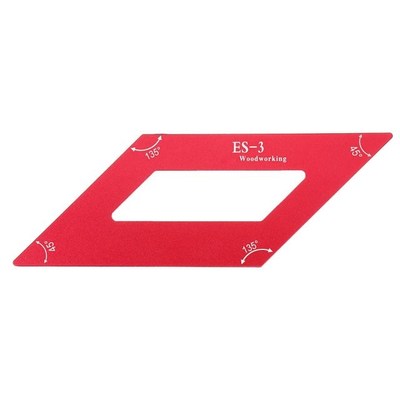Aluminum Alloy 45 Degree Woodworking Scribing Marking Angle