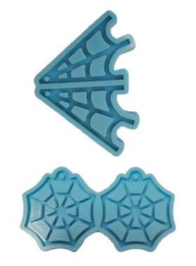 DIY Crafts Spiderweb Shape Earrings Dangler Casting Silicone