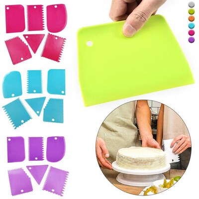 Dough Cake Cutter Slicer Spatula For Cake Cream Scraper Past