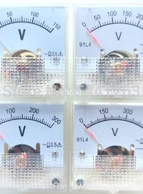 91L4 AC 0-150V 250V 300V 450V og Panel Volt Voltage Meter Vo