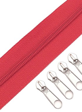 5 Meters 3# Zipper by Yard Bulk Nylon C Zippers with 10pcs Z