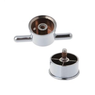 Electroplated Plastic Single Hole Shower  Door Knob Handle