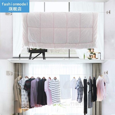 Clothes Line Dryer Retractable Bathroom Accessories Drying R