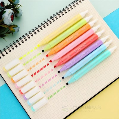 Pastel-Markers Highlighter-Pen Stationary-Supplies Painting
