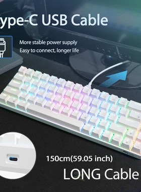 RK ROYAL KLUDGE RK68 (RK855) RGB Wireless 65% Compact Mecha