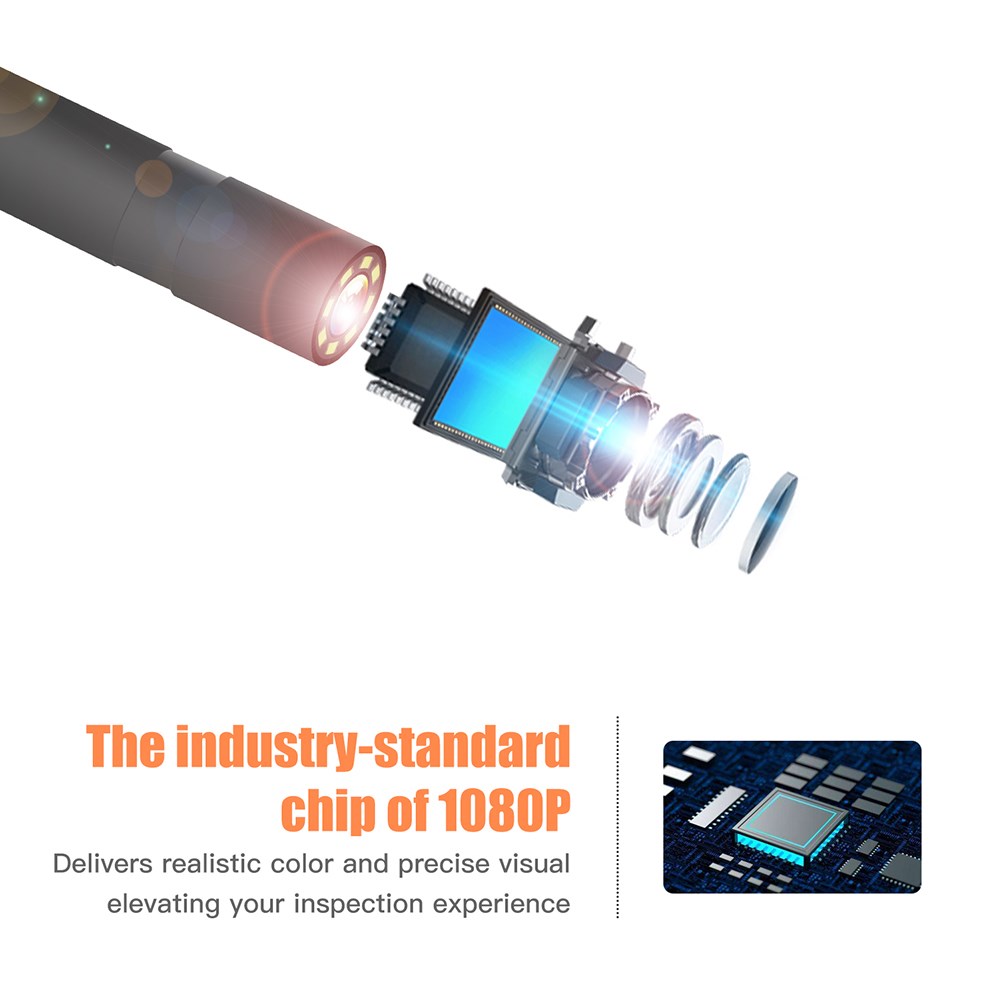 4.3inch Screen Mini Inspect Endoscope Camera Practical Durab