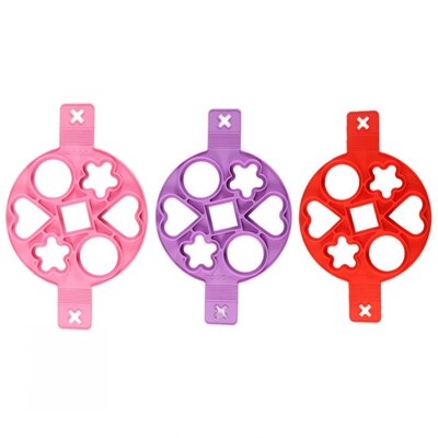 7 Hole Silicone Non Stick Fantastic Pancake Omelet Maker Rin