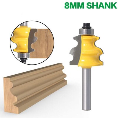 1PC 8mm Shank Line Router Bit Architectural Molding Woodwork