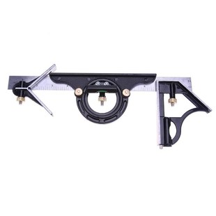 Pro Ruler Combination Square Set 3in1 180 Angle 300mm Degree