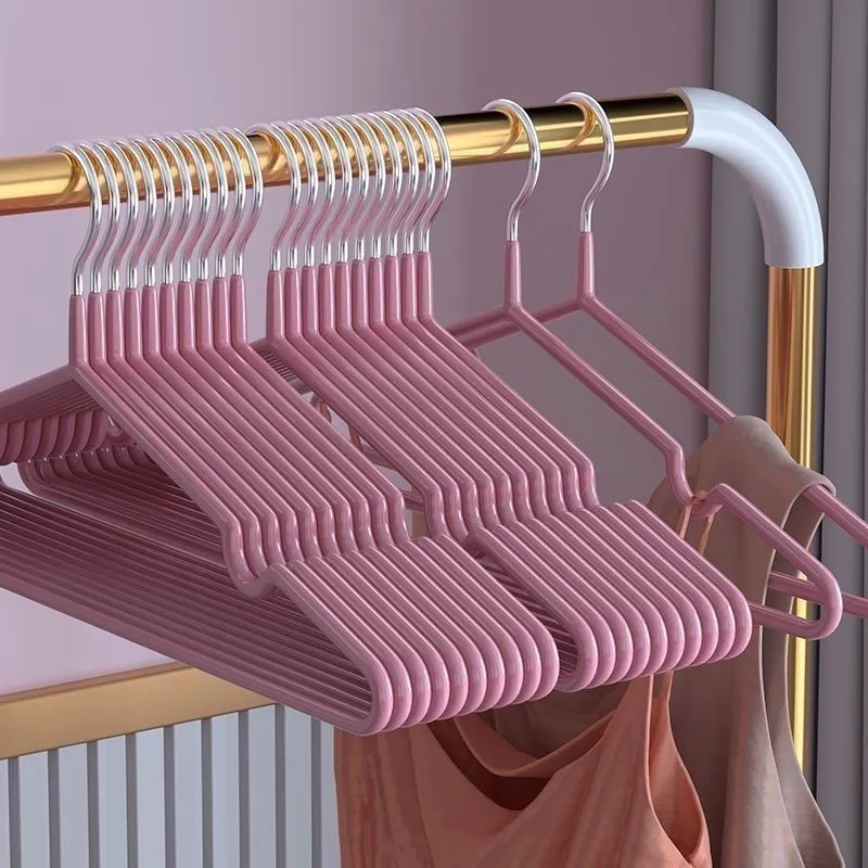 成人衣架加粗加长加厚衣挂粗装衣撑子防滑晾衣服家用浸塑便携