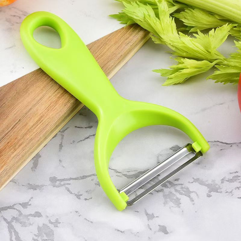 手柄款塑料削皮器家用新款瓜刨削水果削土豆果蔬便携式削皮刀