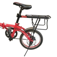 定制折叠车后货架电动电瓶车后座儿童座椅14寸16寸20寸自行车尾架