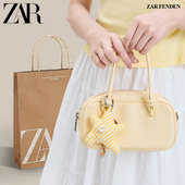 海岛漫游保龄球包时尚 ZAR FENDEN女包手提包夏季 休闲波士顿包女包