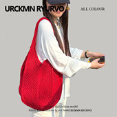 ZAR FENDEN春夏手工编织包度假沙滩慵懒托特针织镂空网兜包ins