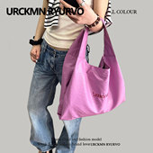 绣线字母托特包个性 ZAR FENDEN2025春夏新款 大容量手提单肩包