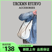 ZAR FENDEN白色大容量刺绣单肩手提购物包夏季 小清新轻便通勤包包