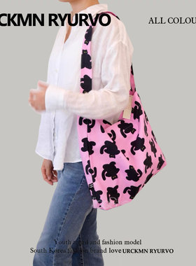 ZAR FENDEN韩国 sogonsogon一根肩带单肩帆布包袋 bbabba粉色